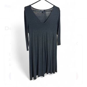 Isabella Oliver Charcoal Long Sleeve Dress